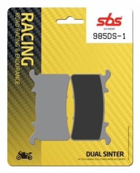 Racing Bremsbelag SBS 985 DS-1 Dual Sinter giftiger Biss