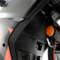 Preview: R&G Kühlergitter Schutz PRO BLACK Wasserkühler Aprilia RS 457 2024-
