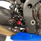 Preview: TRACK  Fußrastenanlage schwarz Suzuki GSX-R750 2011-2017 mit ABE