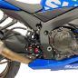 Preview: TRACK  Fußrastenanlage schwarz Suzuki GSX-R750 2011-2017 mit ABE