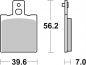 Preview: Bremsbelag SBS 519LS Street Sintermetall