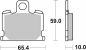 Preview: Bremsbelag SBS 547HF Street Ceramic