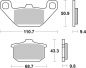 Preview: Bremsbelag SBS 557LS Street Sintermetall Preview: Bremsbelag SBS 557LS Street Sintermetall