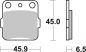 Preview: Bremsbelag SBS 584HF Street Ceramic