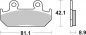 Preview: Bremsbelag SBS 593HF Street Ceramic