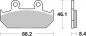 Preview: Bremsbelag SBS 600HS Streetexcel Sintermetall