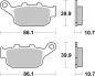 Preview: Bremsbelag SBS 614LS Street Sintermetall Preview: Bremsbelag SBS 614LS Street Sintermetall