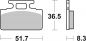 Preview: Bremsbelag SBS 618HF Street Ceramic