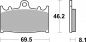 Preview: Racing Bremsbelag SBS 631 DC Dual Carbon