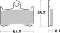 Preview: Bremsbelag SBS 622HS Streetexcel Sintermetall