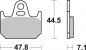 Preview: Bremsbelag SBS 659HF Street Ceramic