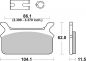 Preview: Bremsbelag SBS 668H.LS Street High Performance Sinter