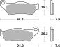 Preview: Bremsbelag SBS 671LS Street Sintermetall Preview: Bremsbelag SBS 671LS Street Sintermetall