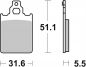 Preview: Bremsbelag SBS 680HF Street Ceramic