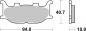 Preview: Bremsbelag SBS 691HS Streetexcel Sintermetall
