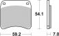 Preview: Bremsbelag SBS 698HF Street Ceramic