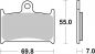 Preview: Bremsbelag SBS 714HS Streetexcel Sintermetall