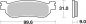 Preview: Bremsbelag SBS 728LS Street Sintermetall