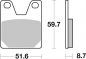 Preview: Bremsbelag SBS 733LS Street Sintermetall