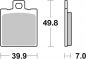 Preview: Bremsbelag SBS 737HF Street Ceramic