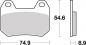 Preview: Bremsbelag SBS 746HF Street Ceramic