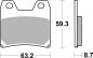 Preview: Bremsbelag SBS 770LS Street Sintermetall