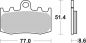 Preview: Bremsbelag SBS 796HS Streetexcel Sintermetall