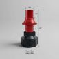 Preview: TUFF JUG 2.5Gal/10L Betankungs-Schnellverschluss Schwarz G3  (BLKR10)