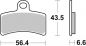 Preview: Bremsbelag SBS 815HF Street Ceramic