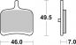 Preview: Bremsbelag SBS 857LS Streetexcel Sintermetall