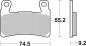Preview: Bremsbelag SBS 860HS Streetexcel Sintermetall