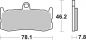 Preview: Bremsbelag SBS 864HS Streetexcel Sintermetall