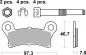 Preview: Bremsbelag SBS 904H.LS Street High Performance Sinter