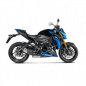Preview: Akrapovic SUZUKI GSX-S1000 / 1000 GT / 950 2015-2020 Slip-On Line (Titanium) mit EG-/ECE-Typengenehmigung