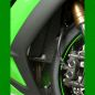 Preview: R&G Racing Kühlergitter Wasserkühler Kawasaki ZX-6 R 2007-2012  schwarz oder silber water radiator grilles black or silver