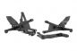 Preview: GILLES FXR2 Racing-Fußrastenanlage schwarz für Triumph Daytona 660 2024-