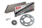 Preview: DID Kettensatz mit 525ZVM-X2 Kette, Farbe standard, für BMW M1000RR, Modelljahr 2021- und S1000RR, Modelljahr 2023-