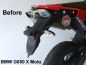 Preview: R&G Racing Kennzeichenhalter BMW G 650 X licence plate holder
