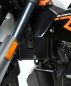 Preview: KTM 990 SM und SMR ab 2008 R&G Kühlergitter Wasserkühler schwarz oder orang water radiator grilles black or orange