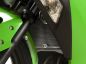 Preview: Kawasaki Ninja 250 und 300 2008 bis 2017 R&G Kühlergitter Wasserkühler schwarz oder silber water radiator grilles black or silver