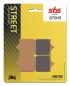 Preview: Bremsbelag SBS 870HS Streetexcel Sintermetall