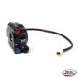 Preview: Jetprime Gasgriffschale mit Lenkerschaltereinheit gefräst Ducati V2 plug & play