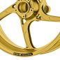 Preview: OZ Piega Aluminium Satz goldfarben matt für Aprilia Modelle, RSV1000R 2001-2009 / Tuono 1000R 2006-2011