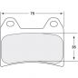 Preview: Performance Friction Bremsbelag Brembo 4 Kolben Zange 2 Stift Halterung 7532.95.09.92