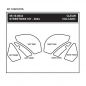 Preview: Kawasaki ZX 10R 2008-2010 Stompgrip - Volcano Traction Pads - schwarz - 55-10-0034B