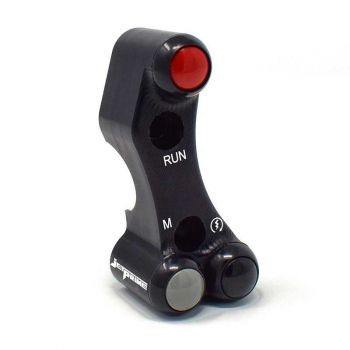 Jetprime Lenkerschalter (Street/Racing) rechts Yamaha R6 17- plug & play (CNC gefräßt) für Originalsteuergerät und Mectronik verwendbar