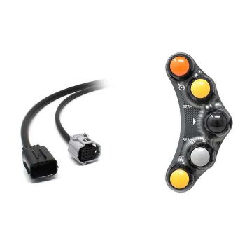 Jetprime Kawasaki ZX-10R RR 2021 bis 2022 Lenkerschalter racing links plug & play Titaium