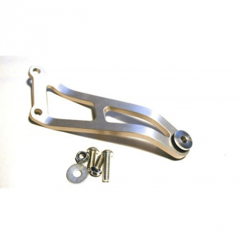 Kawasaki ZX-6R 1998-1999 B&G Auspuffhalter silber Exhaust holder silver