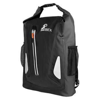 Preview: Wasserdichter Rucksack 25 L schwarz - Rolltop, robust, Outdoor, Drybag, Gearbag 25