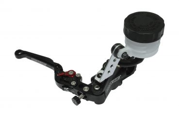 Preview: BRAKING Radial Bremspumpe 16 mm Supermoto inklusive Behälterkit mit schwarzem Hebel